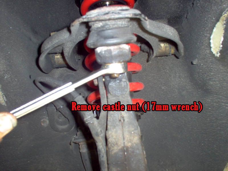 How do you replace an upper ball joint?